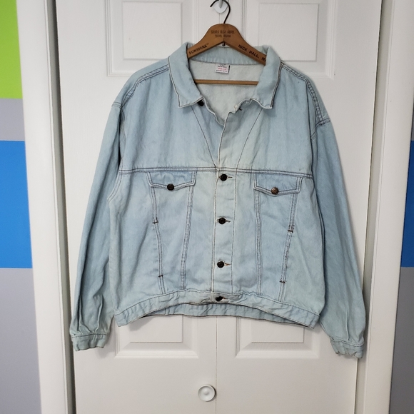 Vintage Jackets & Blazers - Vintage Brighton Blues Lightwash Denim Trucker Jacket